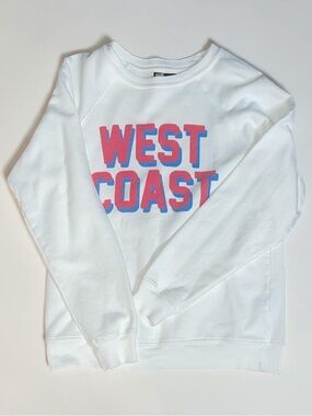 Free People X retro brand ‘West Coast' long sleeve graphic Sweatshirt NWT